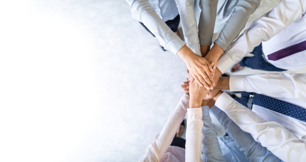 Legal professionals collaborating